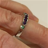 Anello Vidali Gioielli Donna in Oro bianco Zircone ANOR-40-34 - ANOR-40-34